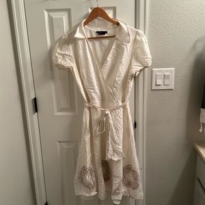 BCBG faux wrap dress